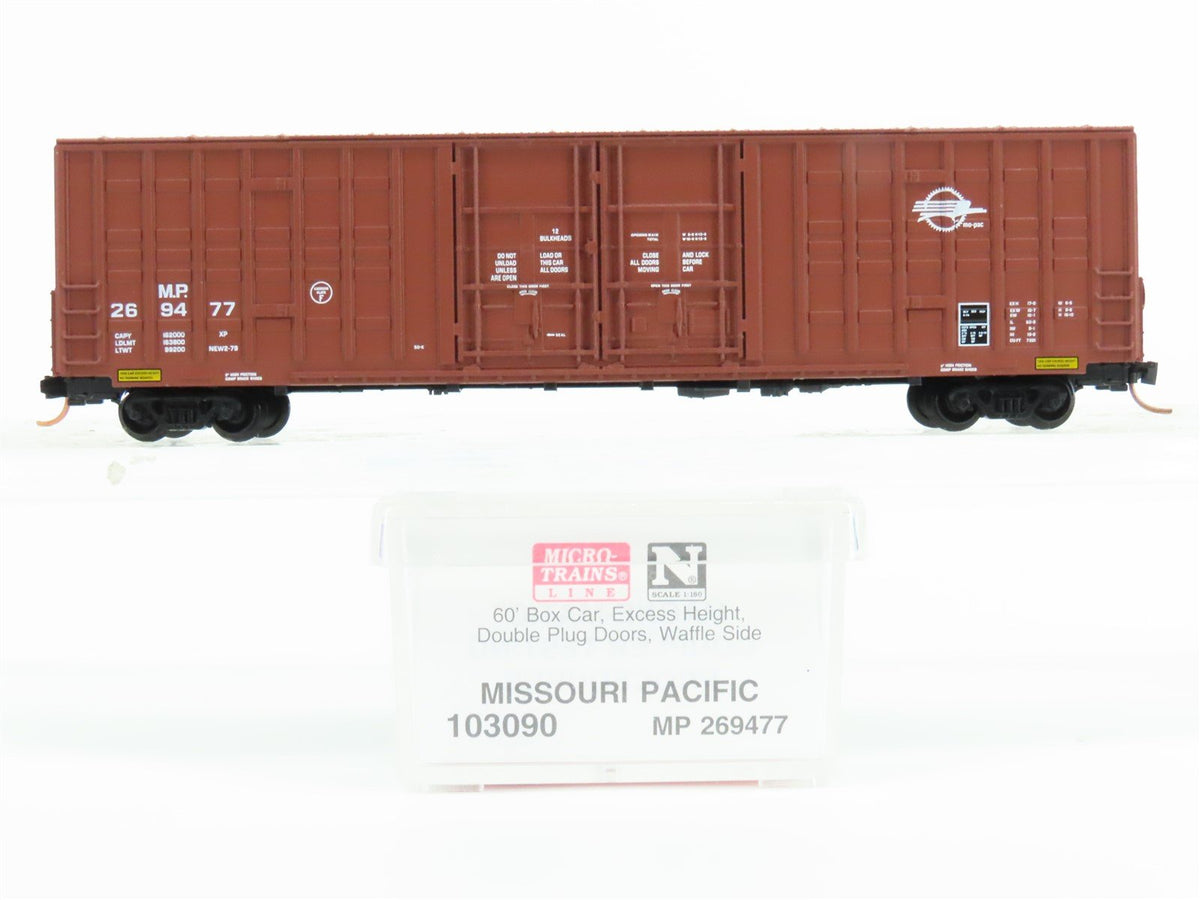 N Scale Micro-Trains MTL 103090 MP Missouri Pacific Mo-Pac 60&#39; Box Car #269477