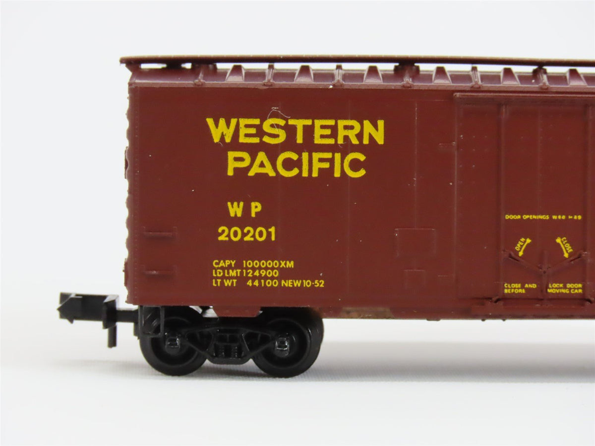 N Micro-Trains MTL/Kadee 2120-1 WP Western Pacific 40&#39; Boxcar #20201 Blue Label