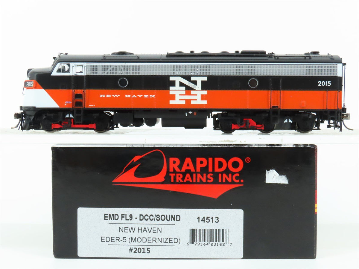 HO Rapido 14513 NH New Haven &quot;McGinnis&quot; EDER-5 FL9 Diesel #2015 w/ DCC &amp; Sound