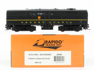 HO Scale Rapido 22549 PRR Pennsylvania ALCO FB-2 Diesel #9614-B w/ DCC & Sound