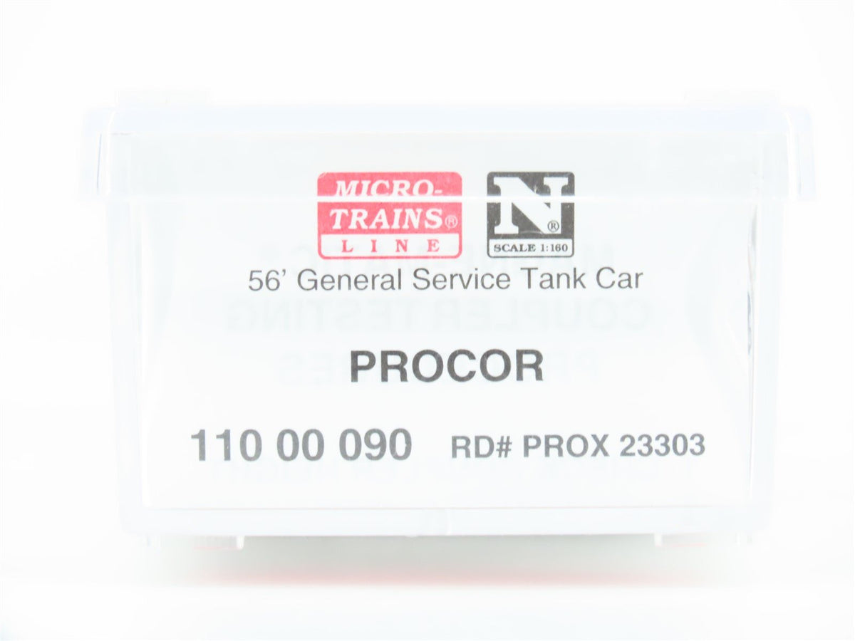 N Micro-Trains MTL 11000090 PROX Procor 56&#39; General Service Tank Car #23303