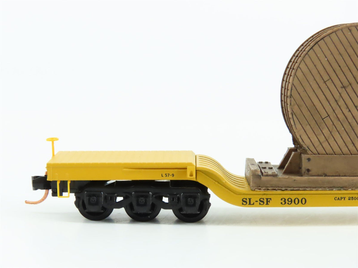 N Scale Micro-Trains MTL 10900250 SL-SF Frisco Depressed Center Flat Car #3900