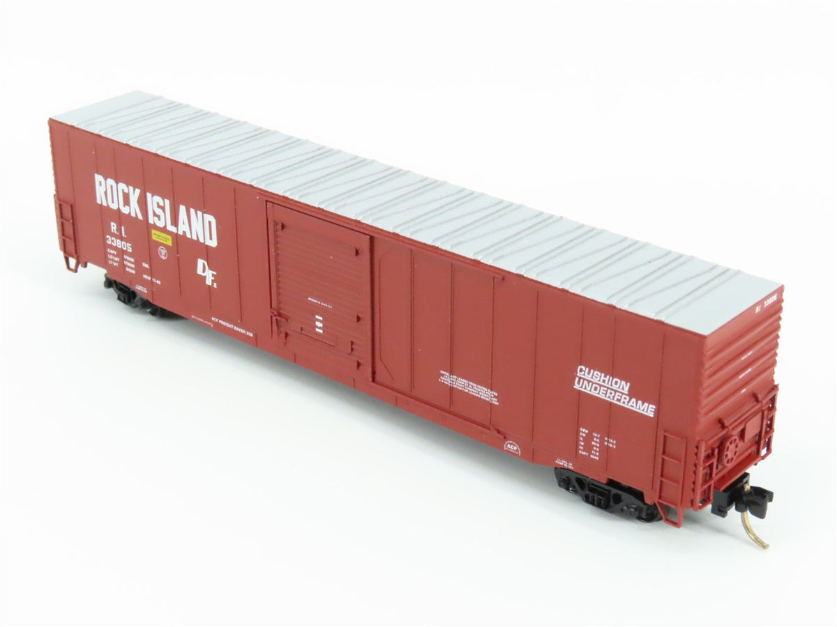 N Scale Atlas 37251 RI Rock Island Railroad 60&#39; Single Door Box Car #33805