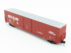 N Scale Atlas 37251 RI Rock Island Railroad 60' Single Door Box Car #33805