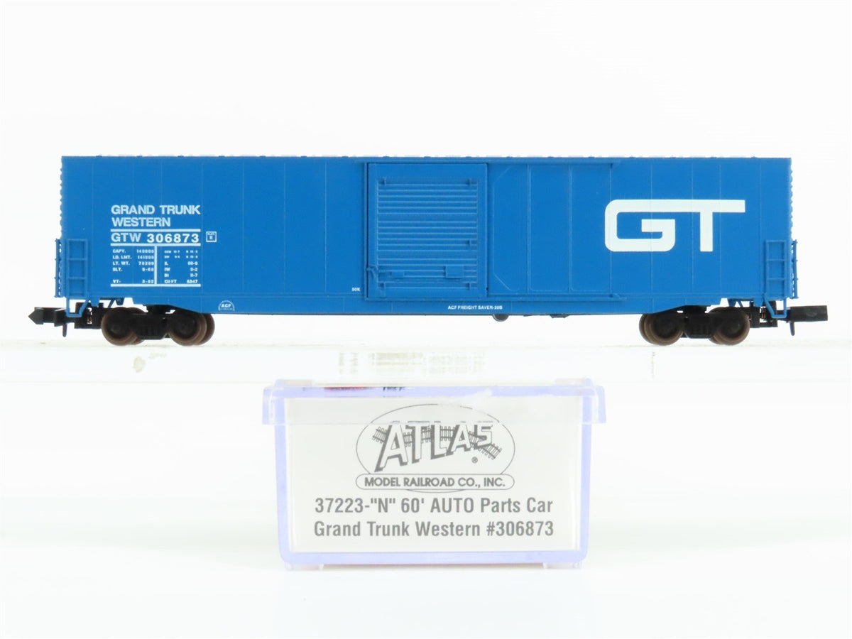 N Scale Atlas 37223 GTW Grand Trunk Western 60&#39; Single Door Box Car #306873