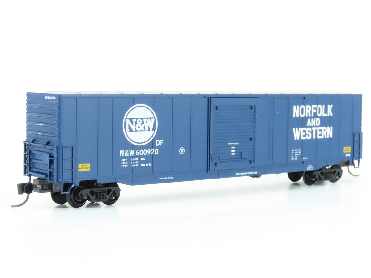 N Scale Atlas 37243 N&amp;W Norfolk &amp; Western 60&#39; Single Door Box Car #600920