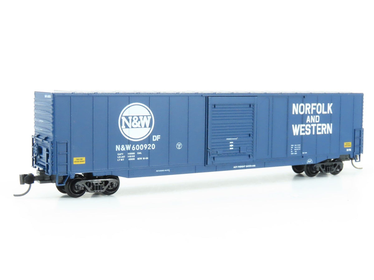 N Scale Atlas 37243 N&amp;W Norfolk &amp; Western 60&#39; Single Door Box Car #600920