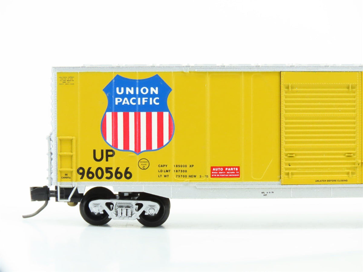 N Scale Atlas 36861 UP Union Pacific Railroad 60&#39; Double Door Box Car #960566