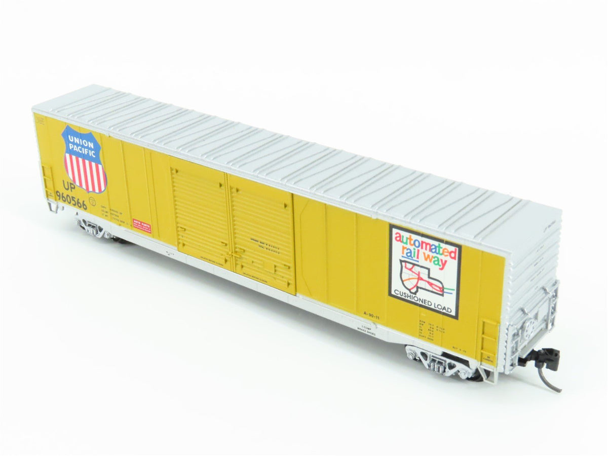 N Scale Atlas 36861 UP Union Pacific Railroad 60&#39; Double Door Box Car #960566