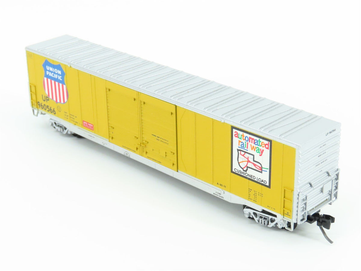 N Scale Atlas 36861 UP Union Pacific Railroad 60&#39; Double Door Box Car #960566