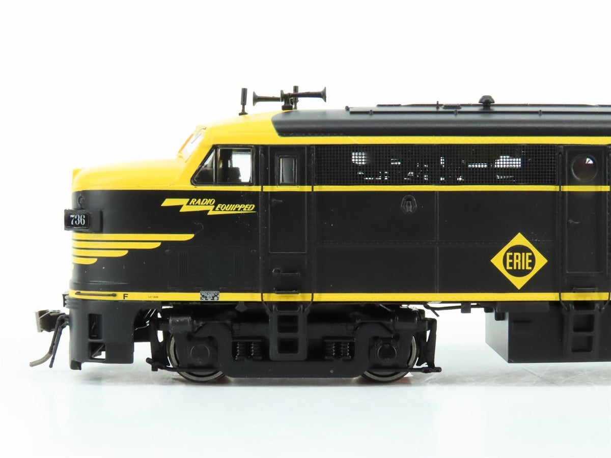 HO Scale Rapido 21528 ERIE Railroad ALCO FA-2 Diesel #736-A w/ DCC &amp; Sound