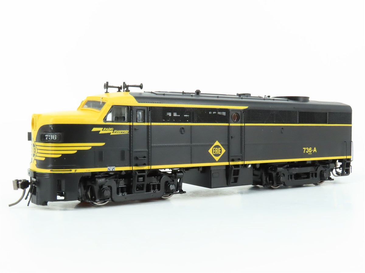 HO Scale Rapido 21528 ERIE Railroad ALCO FA-2 Diesel #736-A w/ DCC &amp; Sound