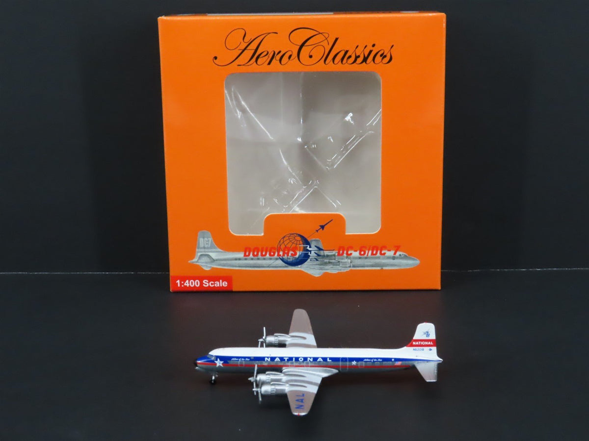 1:400 Aero Classics Die-Cast National Airlines Douglas DC-7B Airliner N6201B