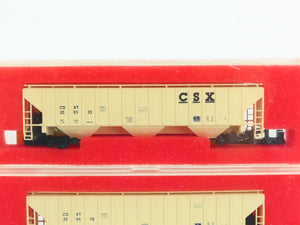 N Scale Precision Masters Kit #1507 CSXT 3-Bay Covered Hopper 3-Pack Sealed