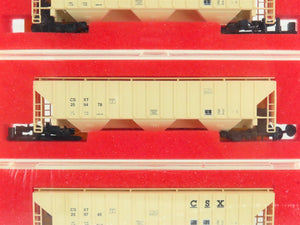 N Scale Precision Masters Kit #1507 CSXT 3-Bay Covered Hopper 3-Pack Sealed