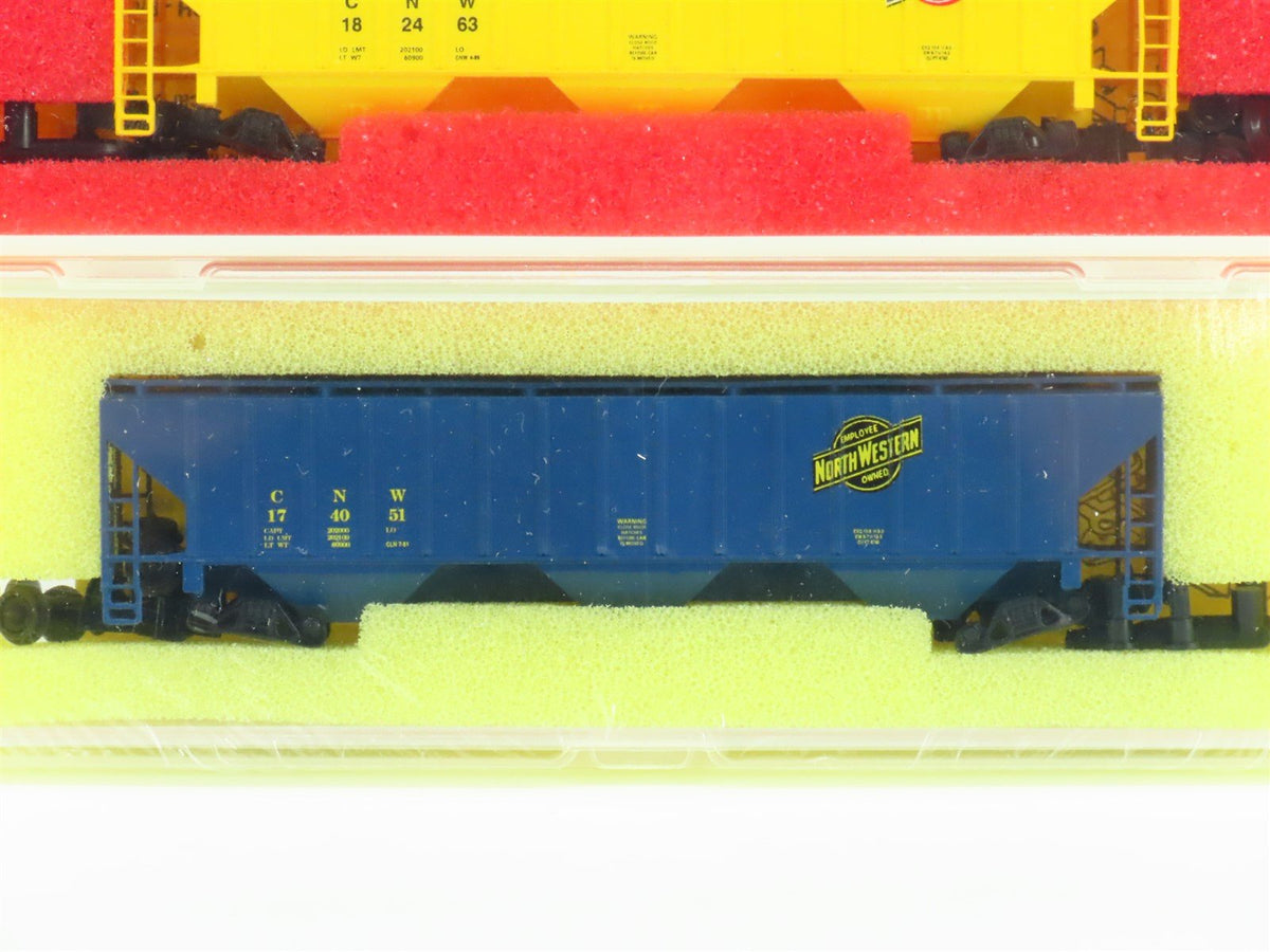 N Scale Precision Masters Kit #1509 CNW Railway 3-Bay Hopper 3-Pack Sealed