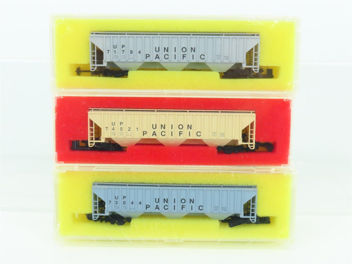 N Scale Precision Masters Kit #1401 UP Union Pacific 3-Bay Hopper 3-Pack Sealed