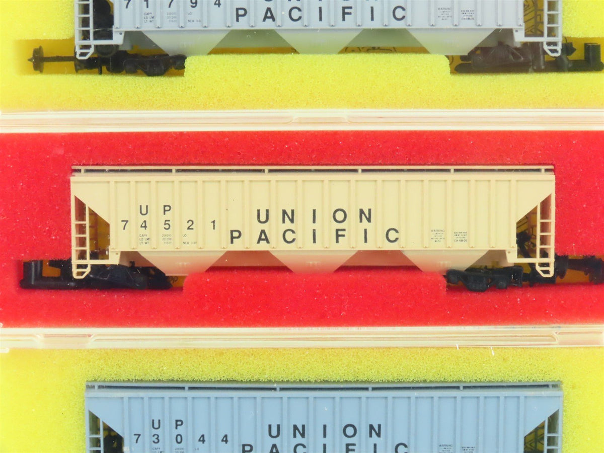 N Scale Precision Masters Kit #1401 UP Union Pacific 3-Bay Hopper 3-Pack Sealed