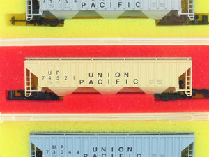 N Scale Precision Masters Kit #1401 UP Union Pacific 3-Bay Hopper 3-Pack Sealed