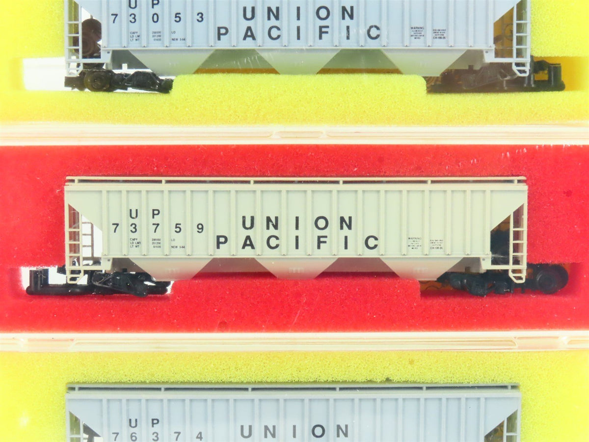 N Scale Precision Masters Kit #1401 UP Union Pacific 3-Bay Hopper 3-Pack Sealed