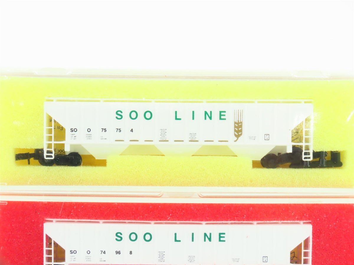 N Scale Precision Masters Kit #1510 SOO Line 3-Bay Covered Hopper 3-Pack Sealed