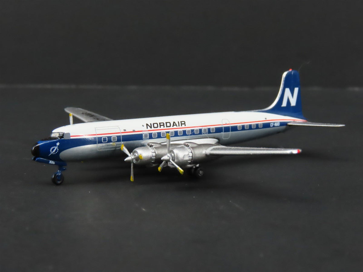 1:400 Scale Aero Classics Die-Cast Nordair Douglas DC-6A Airliner CF-NAB