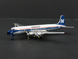 1:400 Scale Aero Classics Die-Cast Nordair Douglas DC-6A Airliner CF-NAB