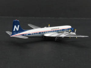 1:400 Scale Aero Classics Die-Cast Nordair Douglas DC-6A Airliner CF-NAB
