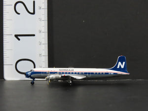 1:400 Scale Aero Classics Die-Cast Nordair Douglas DC-6A Airliner CF-NAB