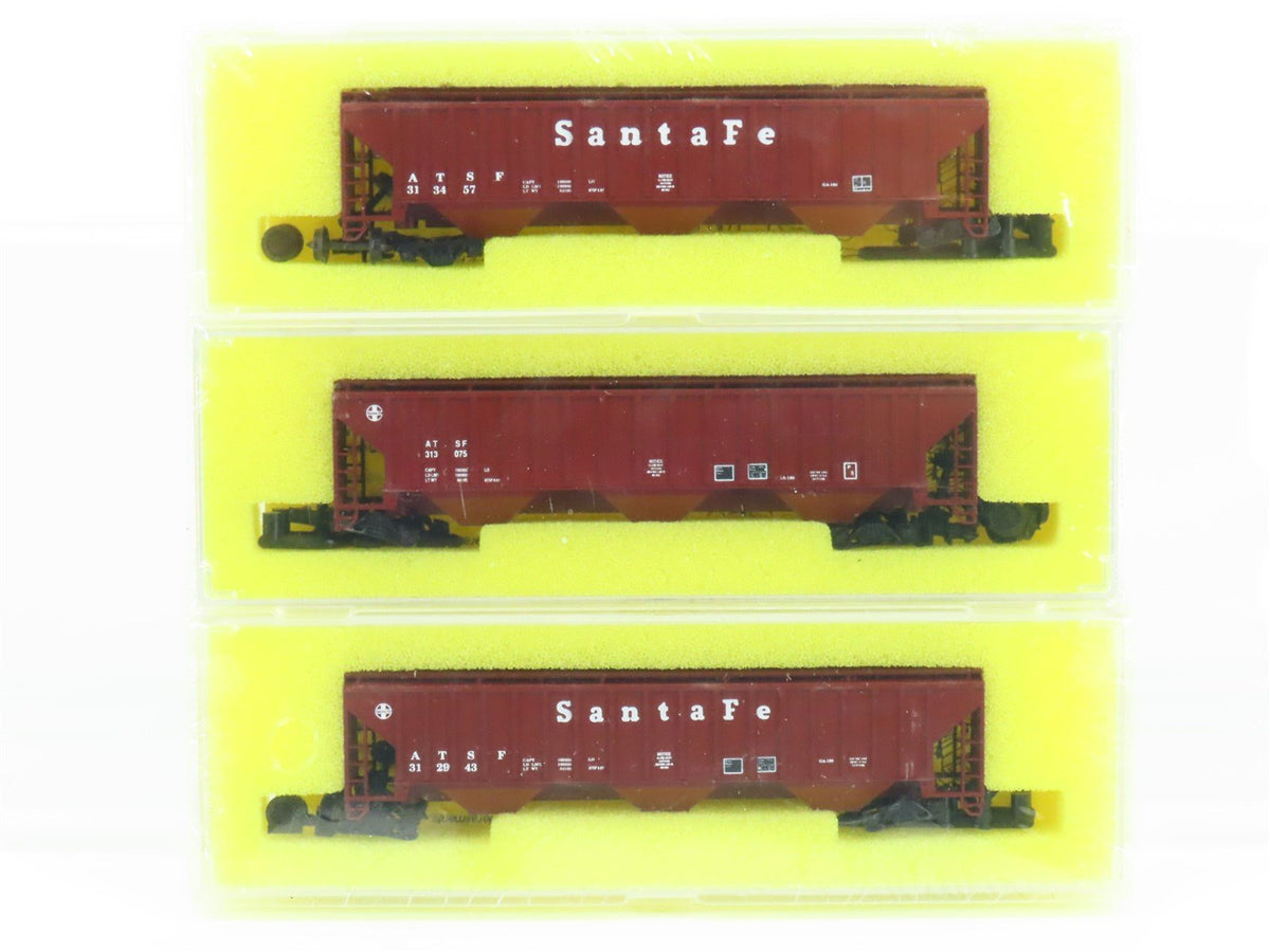 N Scale Precision Masters Kit #1402 ATSF Santa Fe 3-Bay Hopper 3-Pack Sealed