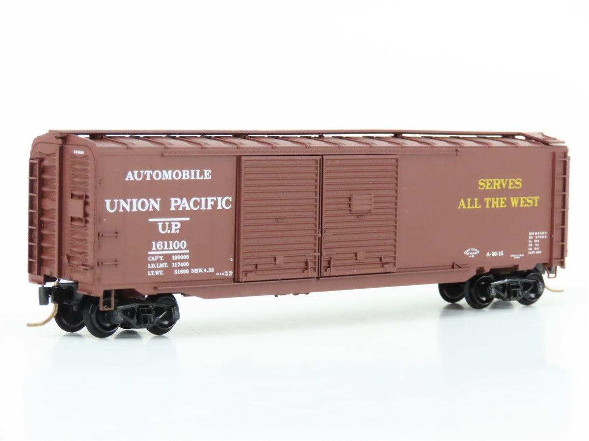 N Scale Micro-Trains MTL 78030 UP Union Pacific Streamliners 50&#39; Box Car #161100