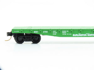 N Scale Micro-Trains MTL 45200 BN Burlington Northern 50' Flat Car #612765