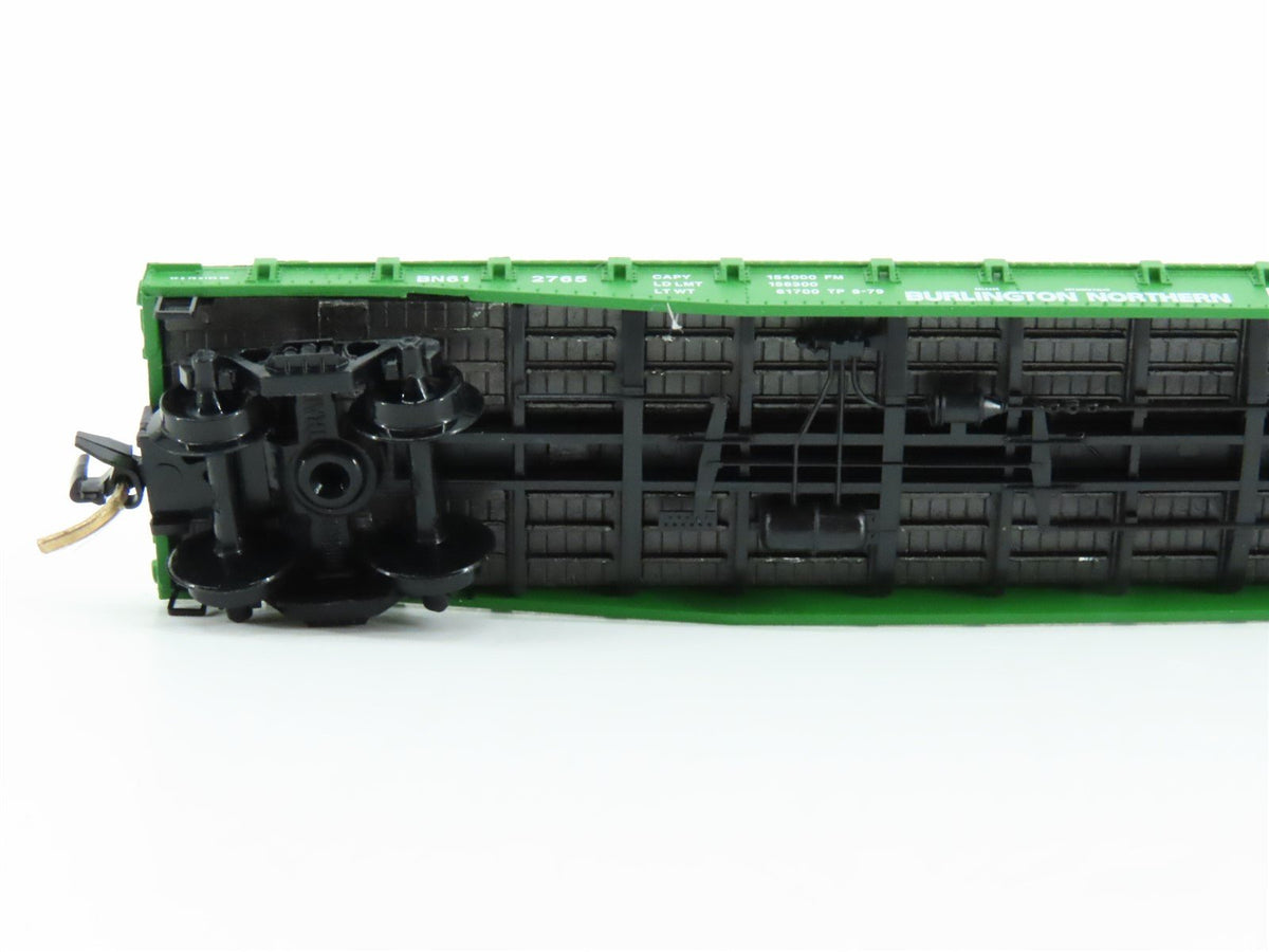 N Scale Micro-Trains MTL 45200 BN Burlington Northern 50&#39; Flat Car #612765