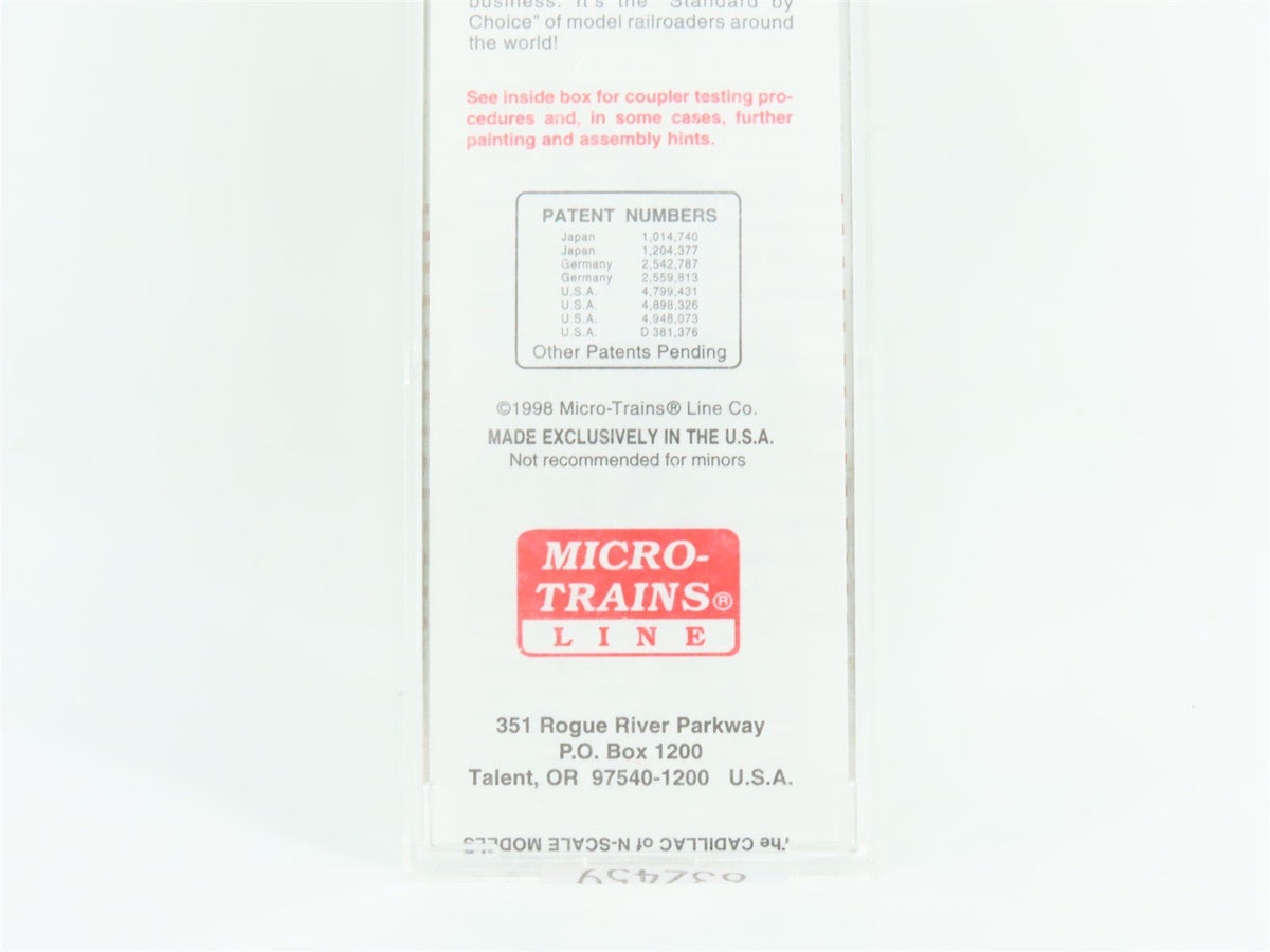 N Scale Micro-Trains MTL 45200 BN Burlington Northern 50&#39; Flat Car #612765