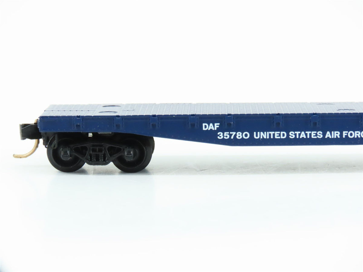 N Scale Micro-Trains MTL 45190 DAF United States Air Force 50&#39; Flat Car #35780