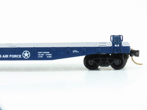 N Scale Micro-Trains MTL 45190 DAF United States Air Force 50' Flat Car #35780
