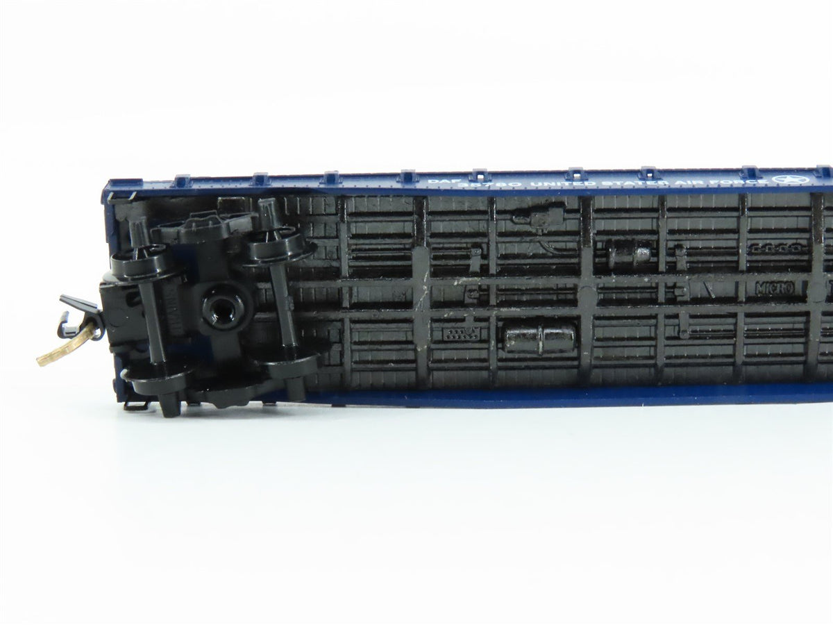 N Scale Micro-Trains MTL 45190 DAF United States Air Force 50&#39; Flat Car #35780