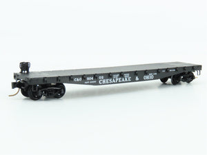 N Scale Kadee Micro-Trains MTL 45100 C&O Chesapeake & Ohio 50' Flat Car #80402