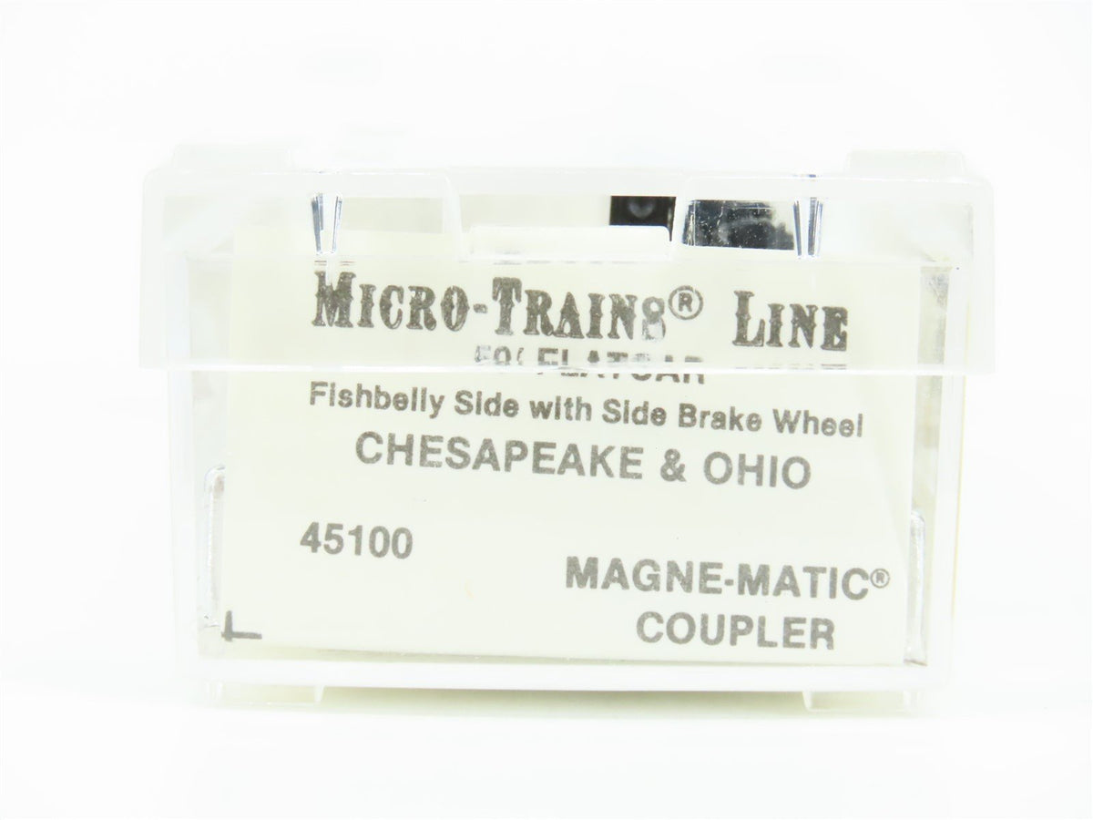 N Scale Kadee Micro-Trains MTL 45100 C&amp;O Chesapeake &amp; Ohio 50&#39; Flat Car #80402