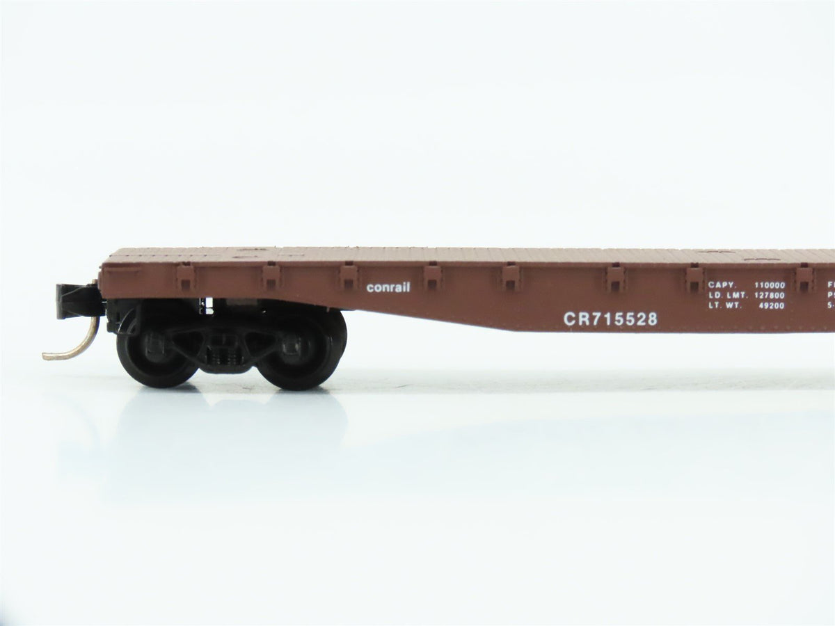 N Scale Micro-Trains MTL 45130 CR Conrail Railroad 50&#39; Flat Car #715528