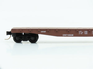 N Scale Micro-Trains MTL 45130 CR Conrail Railroad 50' Flat Car #715528