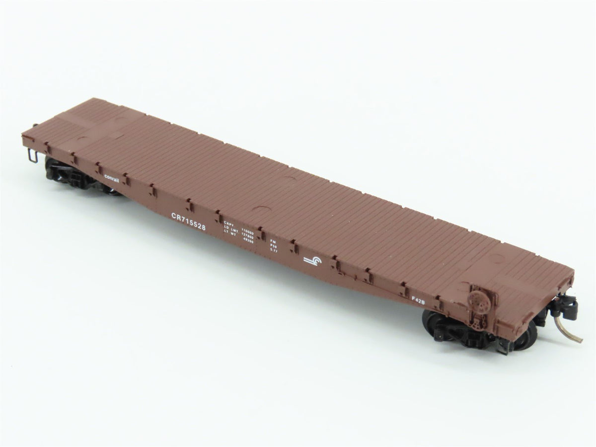 N Scale Micro-Trains MTL 45130 CR Conrail Railroad 50&#39; Flat Car #715528