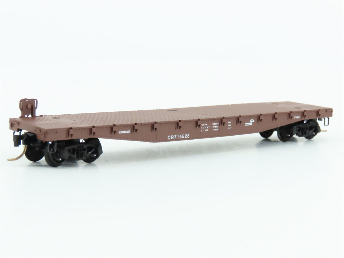 N Scale Micro-Trains MTL 45130 CR Conrail Railroad 50&#39; Flat Car #715528