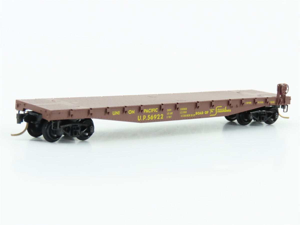 N Scale Micro-Trains MTL 45050 UP Union Pacific Streamliners 50&#39; Flat Car #56922