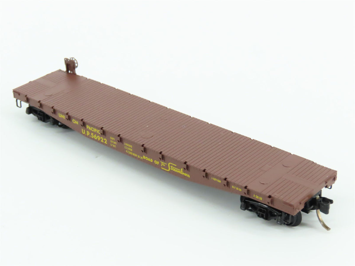 N Scale Micro-Trains MTL 45050 UP Union Pacific Streamliners 50&#39; Flat Car #56922