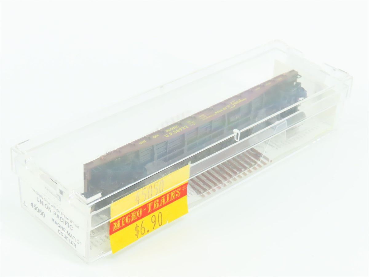 N Scale Micro-Trains MTL 45050 UP Union Pacific Streamliners 50&#39; Flat Car #56922