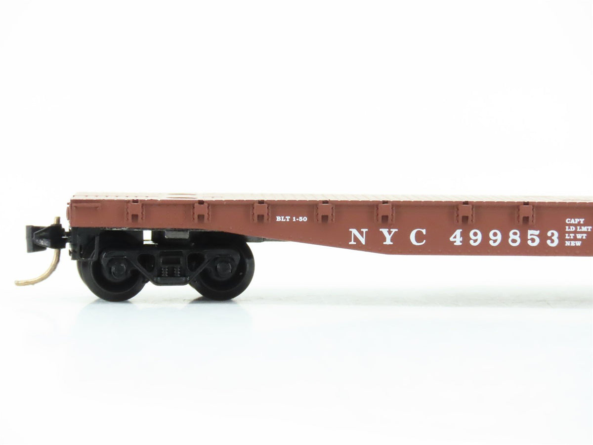 N Scale Micro-Trains MTL 45040 NYC New York Central System 50&#39; Flat Car #499853