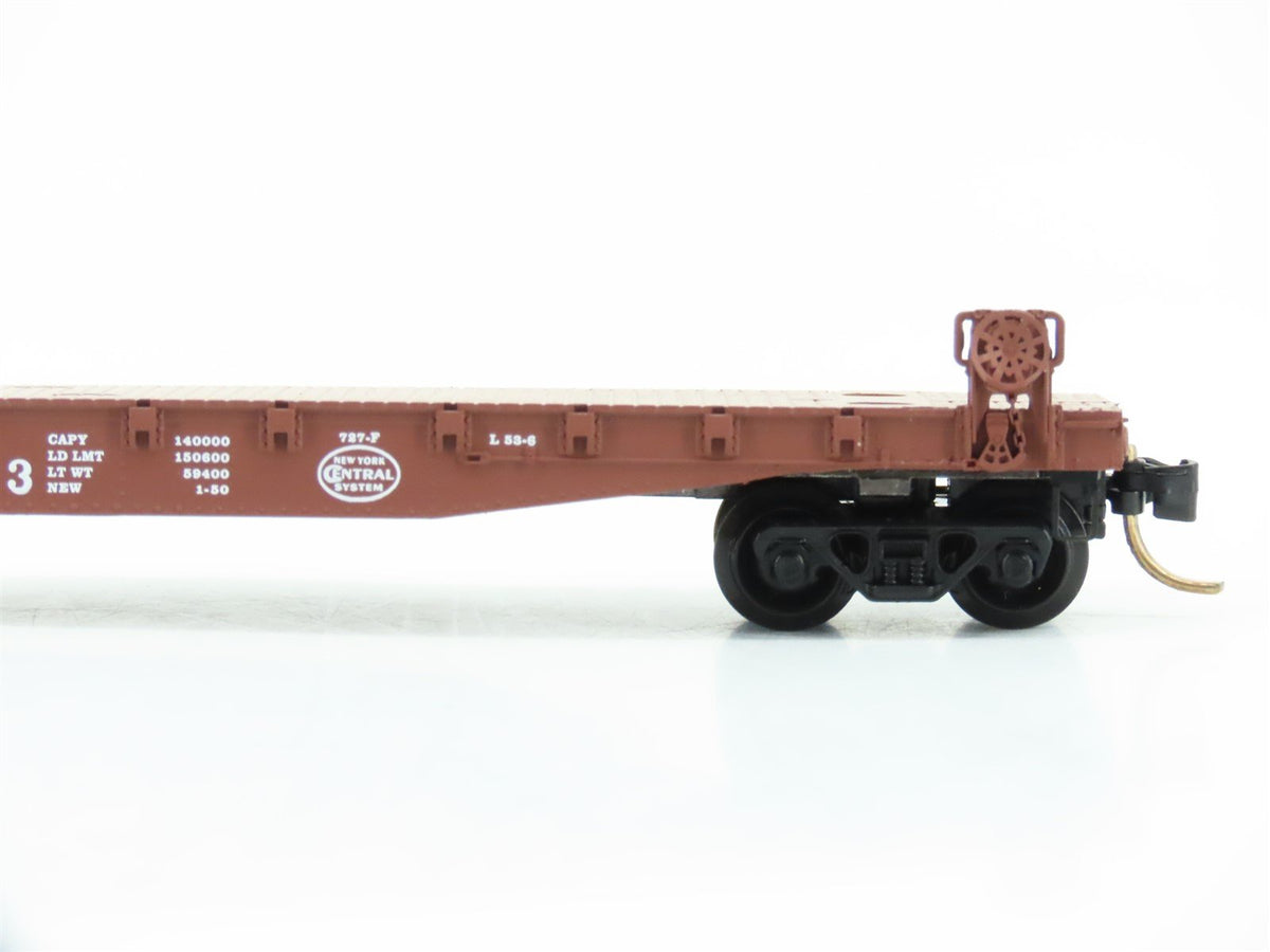 N Scale Micro-Trains MTL 45040 NYC New York Central System 50&#39; Flat Car #499853