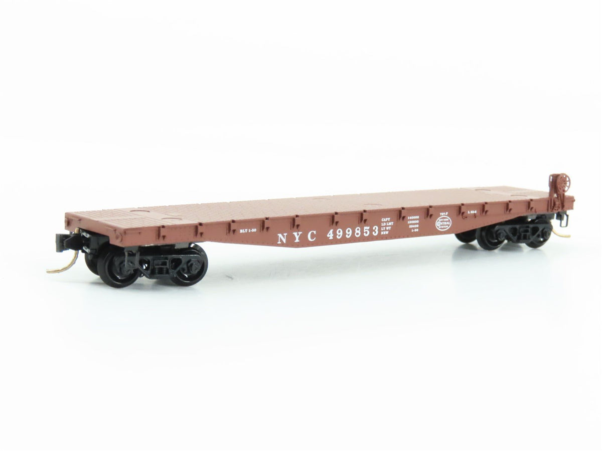 N Scale Micro-Trains MTL 45040 NYC New York Central System 50&#39; Flat Car #499853