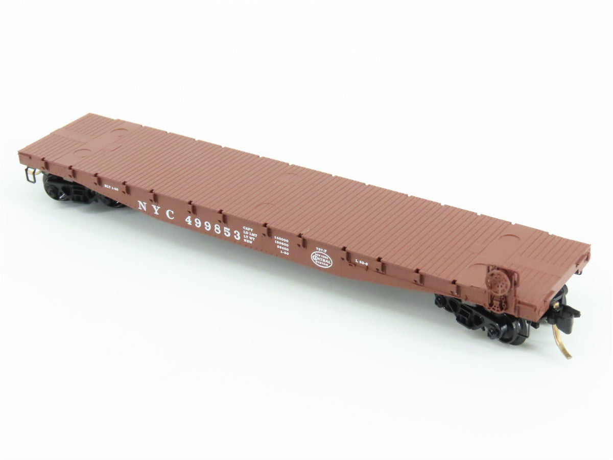 N Scale Micro-Trains MTL 45040 NYC New York Central System 50&#39; Flat Car #499853